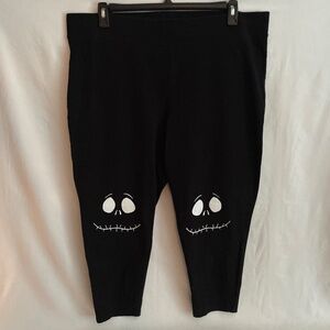 Torrid xDisney The Nightmare Before Christmas Jack Face Crop Legging - Size 4X
